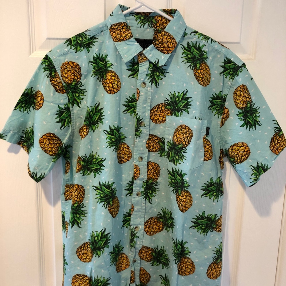 Pineapple Buttondown - M